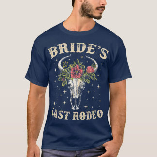 T-shirt Dernière Rodeo de la Mariée, tenue de fête de Bach