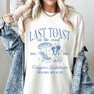 T-shirt Dernière Toast sur la Côte Fête de Bachelorette