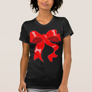 T-shirt "Déroulez avec soin"--Pièce en t d'arc de Noël