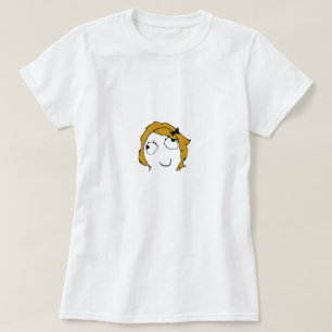 T-shirt Derpina Face Meme
