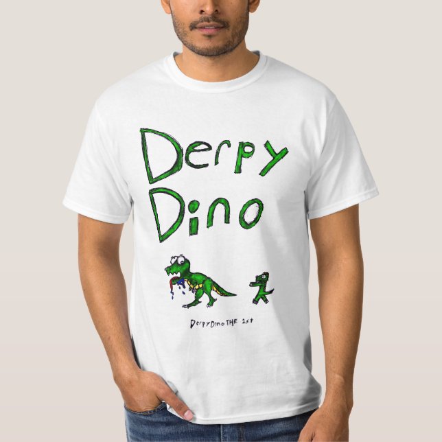 T-shirt Derpy Dino de Brayden Harrington (Devant)