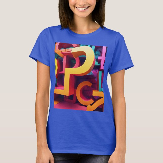 T-shirt Derrick 3D Vibrance Tee" (Devant)