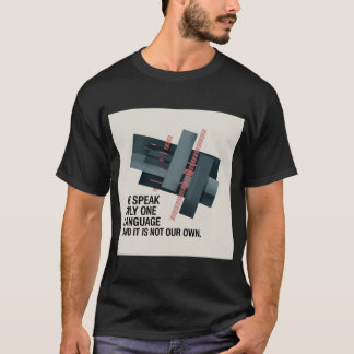 T-shirt Derrida "Monoligualism" #1 Tee Shirt