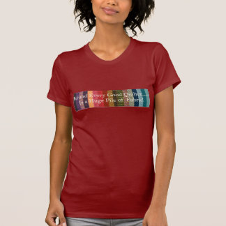 T-shirt Derrière chaque bon quilter