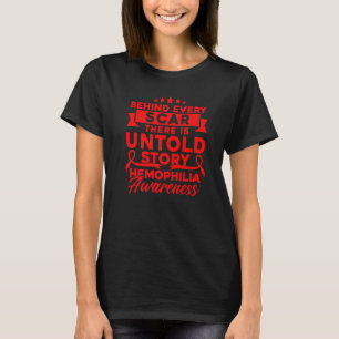 T-shirt Derrière chaque cicatrice Sensibilisation à l'hémo