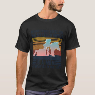 T-shirt Derrière Chaque Fille De Cheval Qui Croit En Elle-