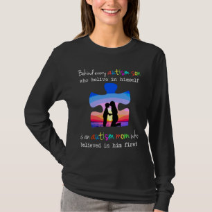 T-shirt Derrière chaque fils autiste