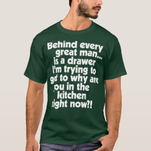 T-shirt Derrière chaque grand homme