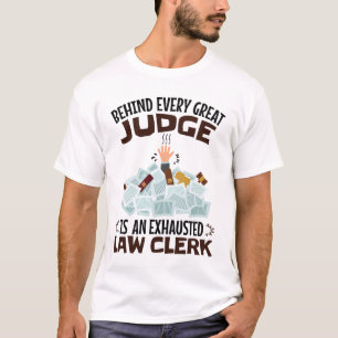 T-shirt Derrière chaque grand juge se trouve un légiste ép