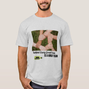 T-shirt Derrière chaque grand patron est une grande équi
