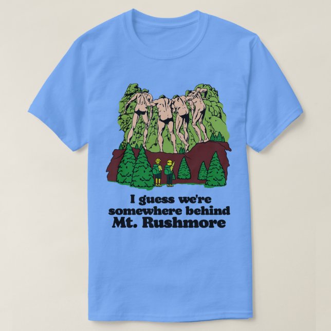 T-shirt Derrière Mt Rushmore (Design devant)