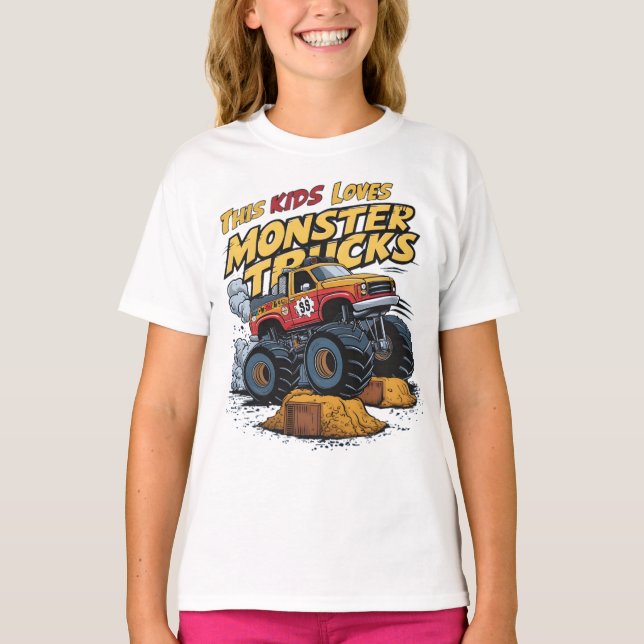 T-shirt Derrière-plan en rugissant la tête (Devant)