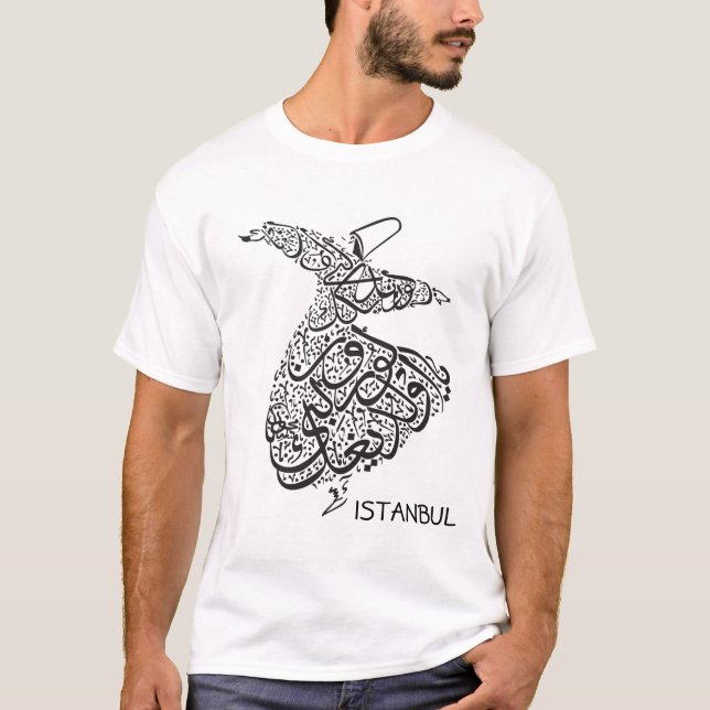 T-shirt Derviche de tourbillonnement (Devant)