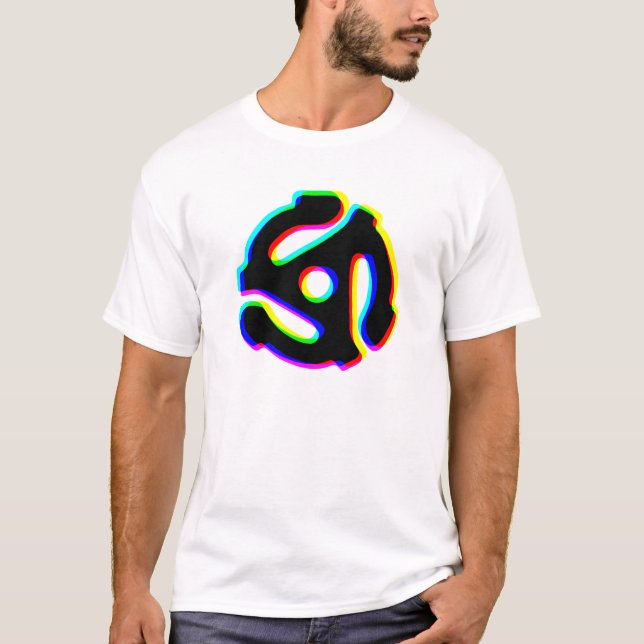 T - Shirt des 45-RPM-Aufzeichnungsadapters (Vorderseite)
