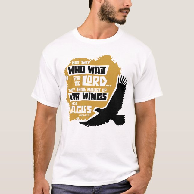 T-shirt Des ailes comme des aigles (Devant)