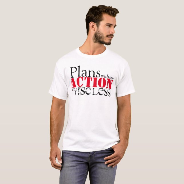 T - Shirt des Aktionsplans (Vorne ganz)