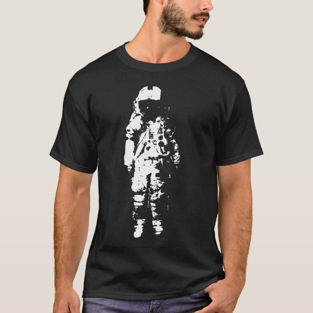 T-shirt des astronautes solitaires - Major Tom (Devant)