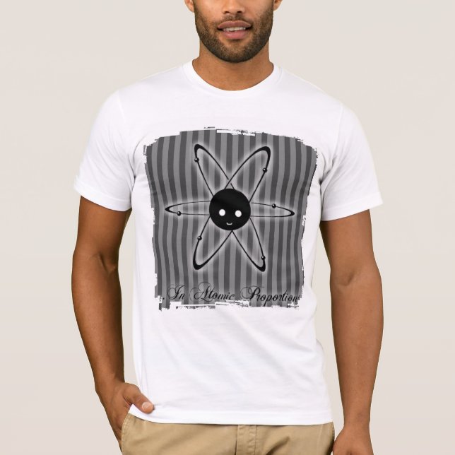 T-Shirt des Atom-Logo-Schmutz-4 (Vorderseite)