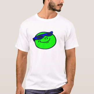T-shirt Des autres font face au vert avec joie