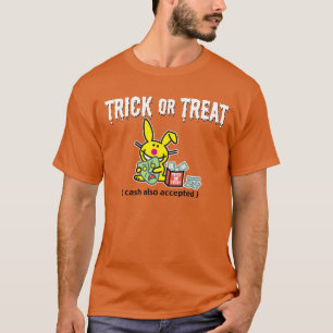 T-shirt Des bonbons ou un sort (argent liquide également