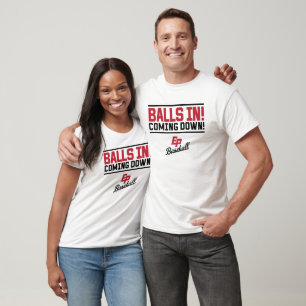 T-shirt Des Boules ! Descends ! Un côté (sur la chemise lé