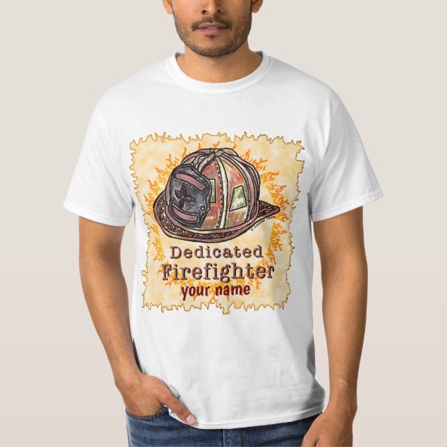 T - Shirt des Brandbekämpfers (Vorderseite)
