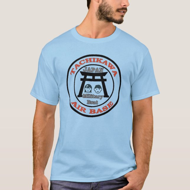 T-shirt des Brats militaires Base aérienne Tachika (Devant)