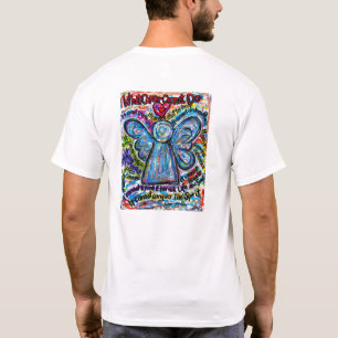 T - Shirt des bunten Krebsangels (Engel Back & Ged