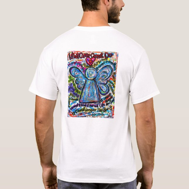 T - Shirt des bunten Krebsangels (Engel Back & Ged (Rückseite)