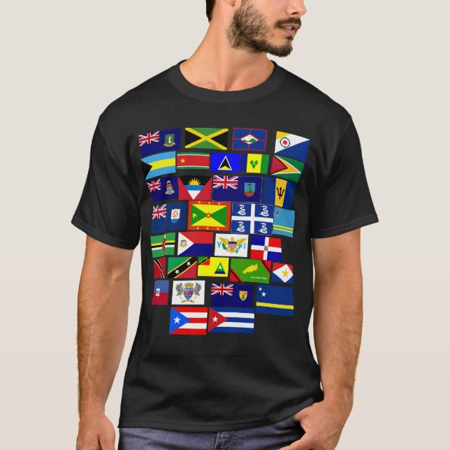 T-shirt des Caraïbes (Devant)