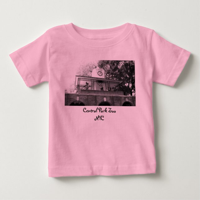 T - Shirt des Central Park Zoo Säuglings (Vorderseite)