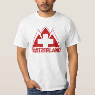 T-shirt Des chemises de la SUISSE - choisissez le style et
