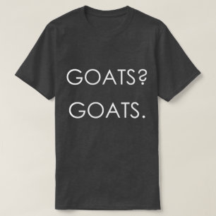 T-shirt DES CHÈQUES ? DES CHÈVRES.   par TotallyGoatally™