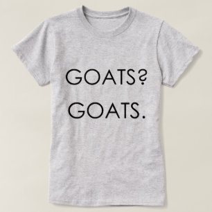 T-shirt DES CHÈQUES ? DES CHÈVRES.   par TotallyGoatally™
