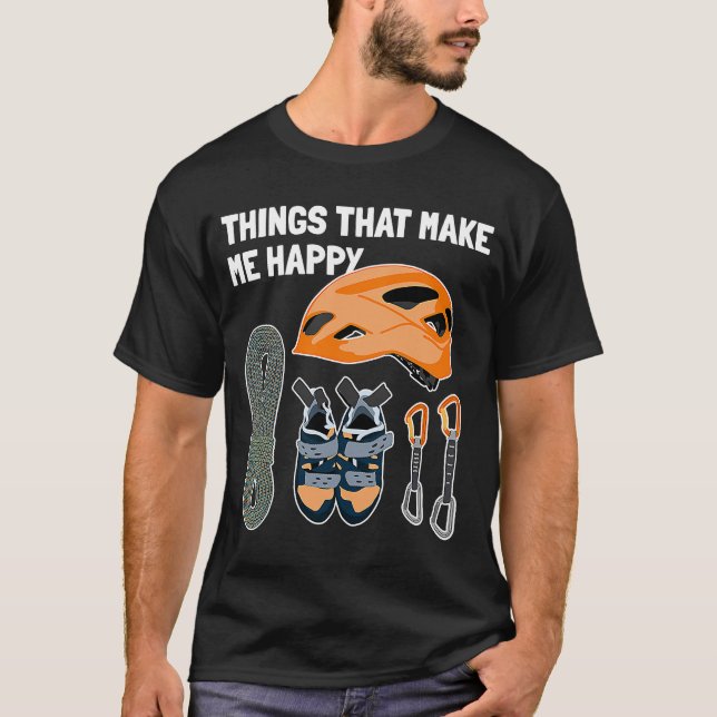 T-shirt Des Choses Qui Me Rendent Heureux Sport Gratuit Cl (Devant)