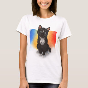 T-shirt Des couleurs mignonnes de chat - fanez-vous au