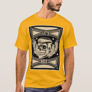 T-shirt "Des crânes rocheux avec des ailes"