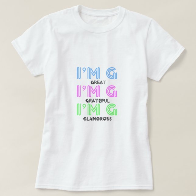 T-shirt des dames 3G (Design devant)