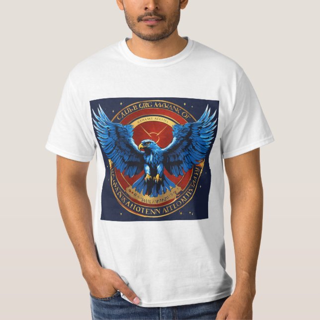 T - Shirt des Eisbergs Fierce Crystal Eagle: Entfe (Vorderseite)
