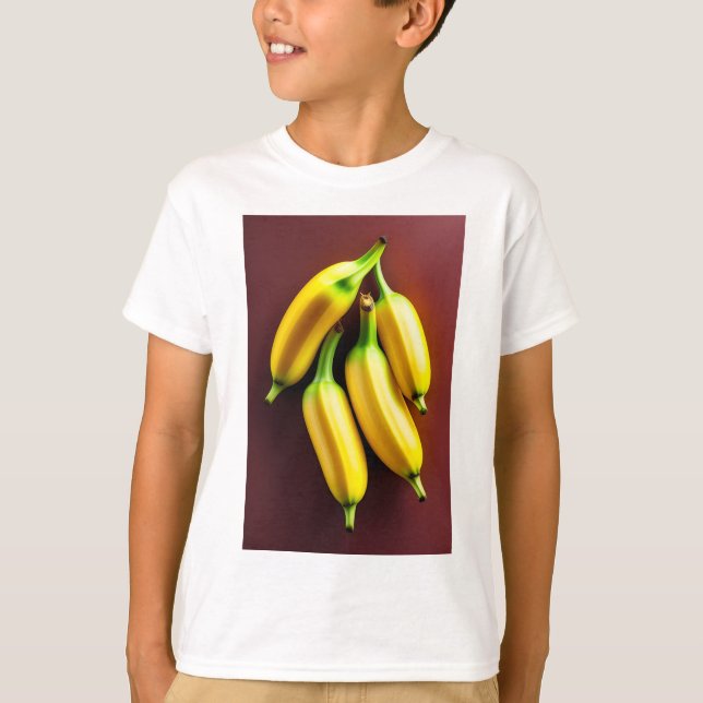 T-shirt des enfants d'art de la banane (Devant)