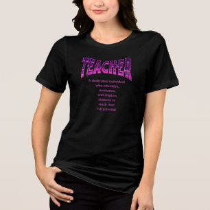 T - Shirt des engagierten Lehrers: Die Zukunft Ins