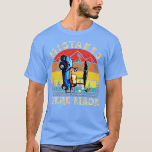 T-shirt Des Erreurs vintages Ont Été Faits Golf Panier Fun