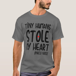 T-shirt Des êtres humains minuscules m'ont volé le coeur, 