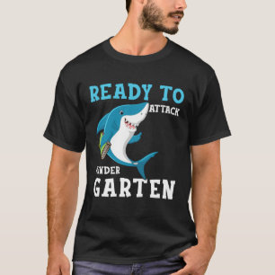 T-shirt Des Étudiants De Requins Prêts À Attaquer La Mater