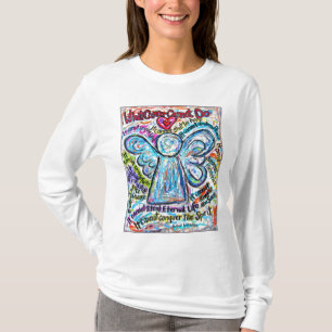 T - Shirt des farbigen Krebsgelenks (Zurück ist l