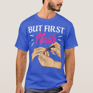 T-shirt Des femmes clouent le design polonais pour un mani