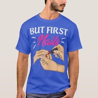 T-shirt Des femmes clouent le design polonais pour un mani