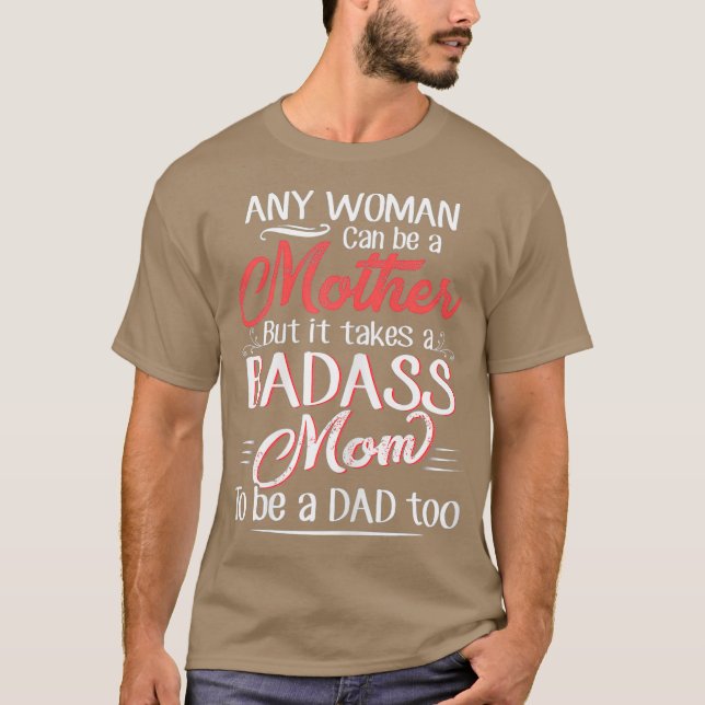 T-shirt Des Femmes Drôle Cite Heureuse Fête des pères À La (Devant)