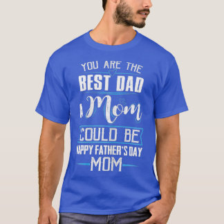 T-shirt Des Femmes Drôle Cite Heureuse Fête des pères À La