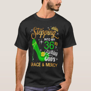 T-shirt Des Femmes Entrent En Mon 36E Anniversaire Avec Di